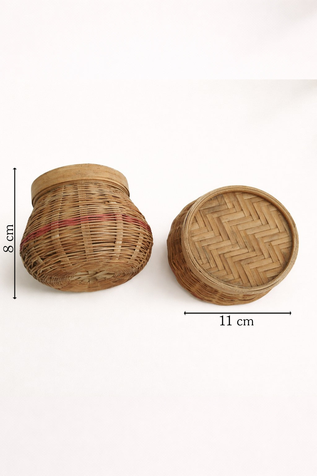 Eco-Friendly Curvy Round Storage Box (Set of 2)