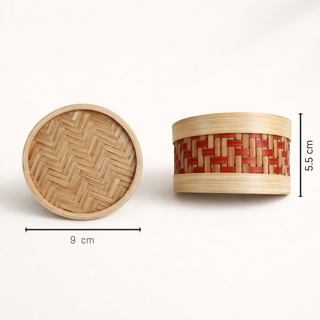 Eco-friendly round box (set of 2)